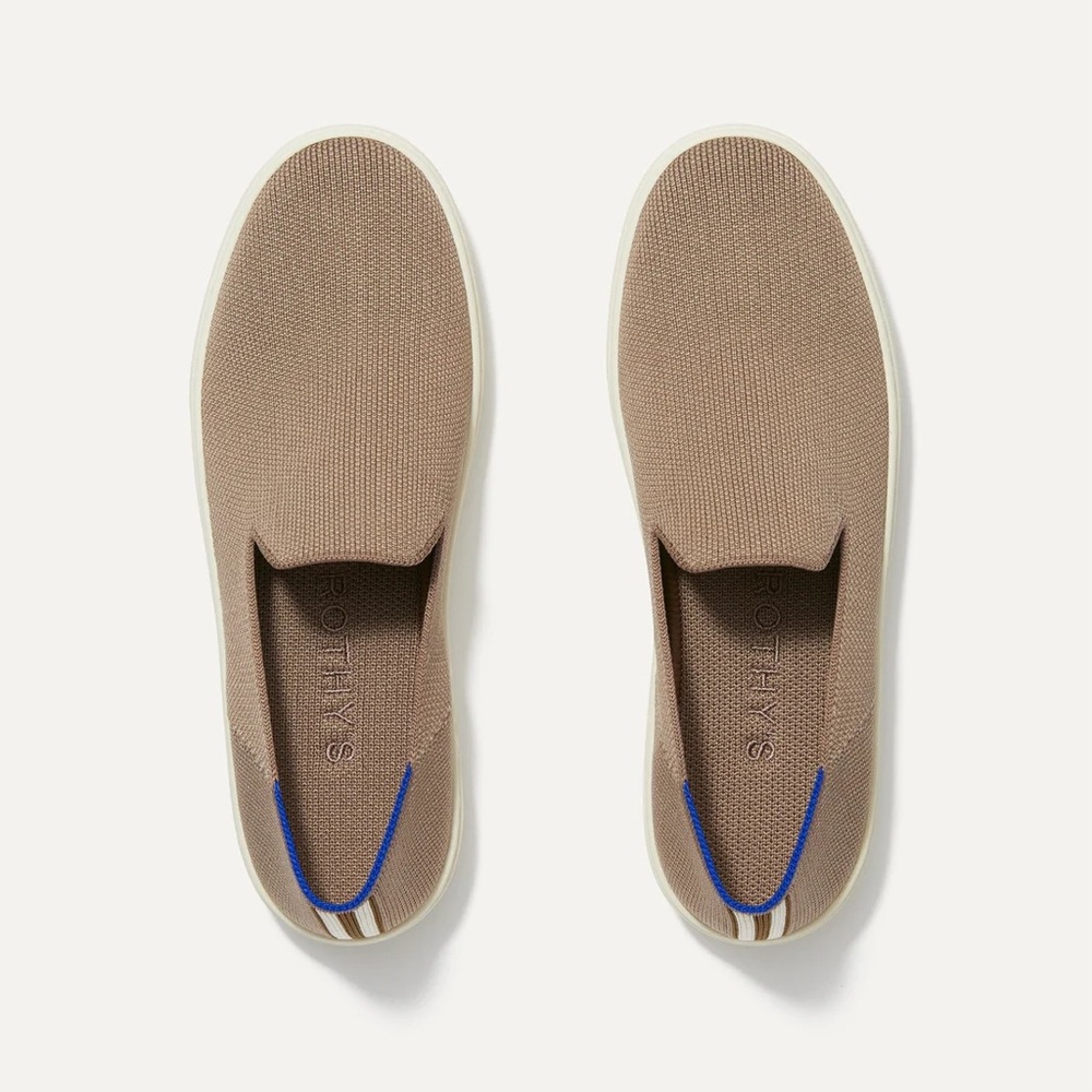 Rothy’s “The Original Slip On Sneaker” in Latte